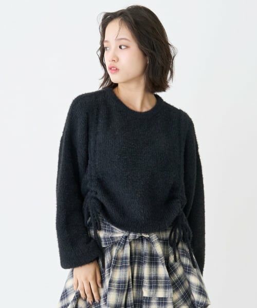 Lovetoxic / ラブトキシック ニット・セーター | 【LTXC】ドロストニット（黒）