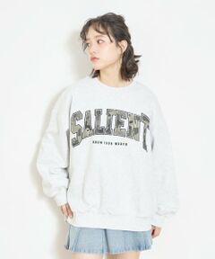 【LTXC】【裏起毛】柄ロゴアップリケプルオーバー