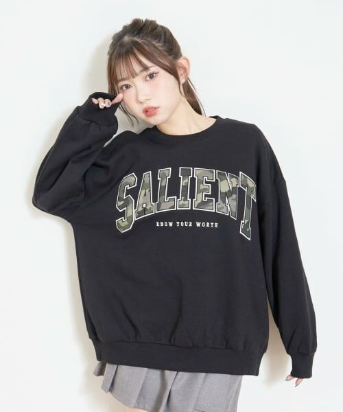 Lovetoxic / ラブトキシック スウェット | 【LTXC】【裏起毛】柄ロゴアップリケプルオーバー | 詳細7