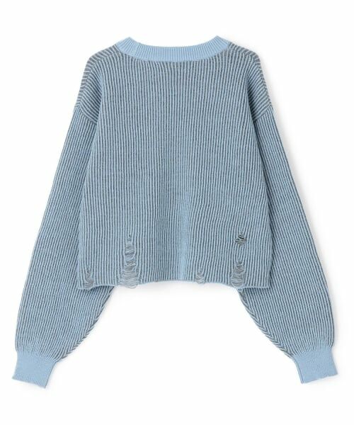 Lovetoxic / ラブトキシック ニット・セーター | 【LTXC】ロゴダメージニット | 詳細1