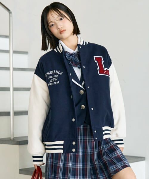 Lovetoxic / ラブトキシック ブルゾン | 裏キルトスタジャン | 詳細4