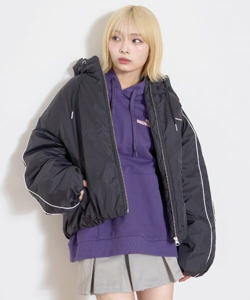 Lovetoxic / ラブトキシック ブルゾン | ライン裏キルトブルゾン | 詳細4