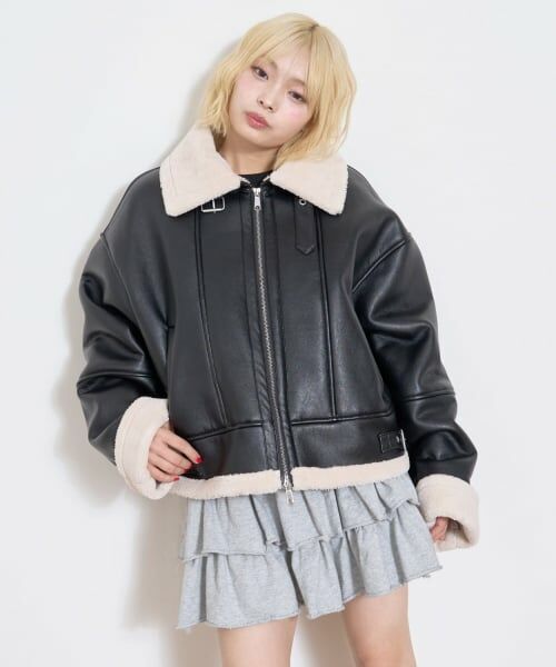 Lovetoxic / ラブトキシック ブルゾン | ムートンブルゾン | 詳細1