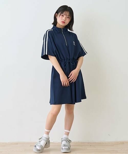 Lovetoxic / ラブトキシック ミニ丈・ひざ丈ワンピース | 【LTXC】【接触冷感／ひんやり】トラックワンピース | 詳細12