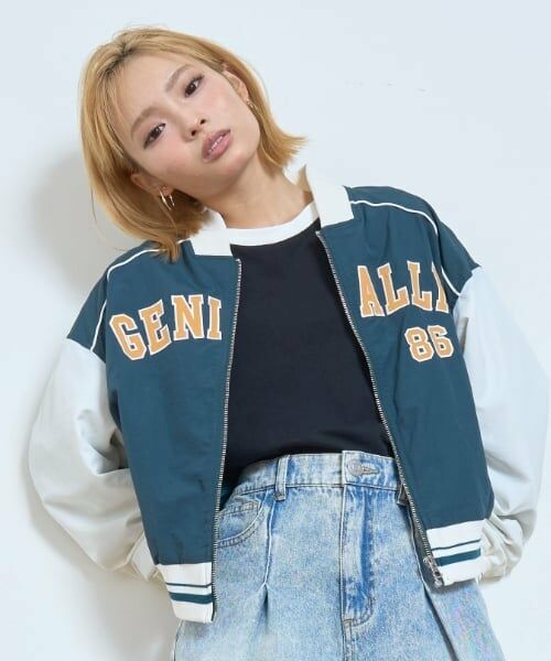 Lovetoxic / ラブトキシック ブルゾン | 【LTXC】スタジャン（グリーン）