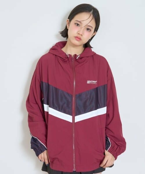 Lovetoxic / ラブトキシック ブルゾン | 【LTXC】ルーズラインブルゾン（エンジ）