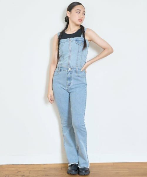 Lovetoxic / ラブトキシック サロペット・オールインワン | 【LTXC】デニム2WAYオールインワン | 詳細2