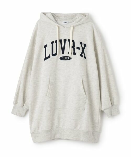 Lovetoxic / ラブトキシック ミニ丈・ひざ丈ワンピース | ルーズパーカワンピース | 詳細12