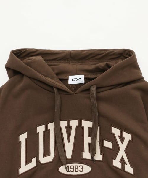 Lovetoxic / ラブトキシック ミニ丈・ひざ丈ワンピース | ルーズパーカワンピース | 詳細2