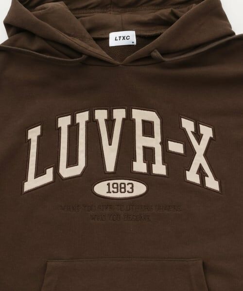 Lovetoxic / ラブトキシック ミニ丈・ひざ丈ワンピース | ルーズパーカワンピース | 詳細3