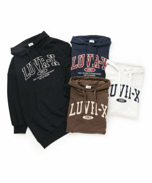 Lovetoxic / ラブトキシック ミニ丈・ひざ丈ワンピース | ルーズパーカワンピース | 詳細8