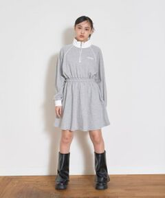 Lovetoxic / ラブトキシック ミニ丈・ひざ丈ワンピース | 長袖トラックワンピース