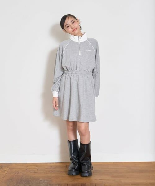 Lovetoxic / ラブトキシック ミニ丈・ひざ丈ワンピース | 長袖トラックワンピース | 詳細13