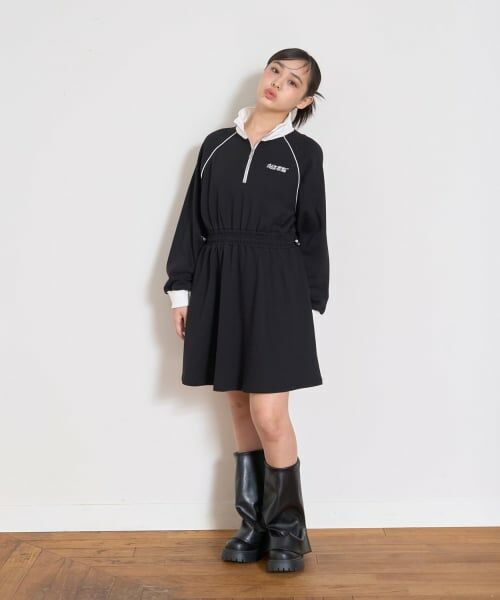 Lovetoxic / ラブトキシック ミニ丈・ひざ丈ワンピース | 長袖トラックワンピース | 詳細16