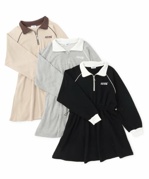 Lovetoxic / ラブトキシック ミニ丈・ひざ丈ワンピース | 長袖トラックワンピース | 詳細8