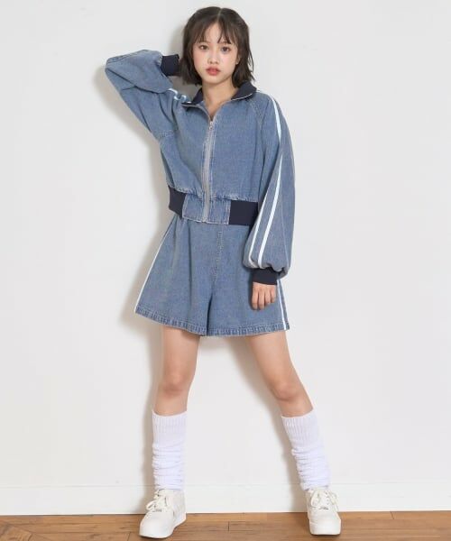 Lovetoxic / ラブトキシック ブルゾン | デニムZIP SETUP | 詳細15