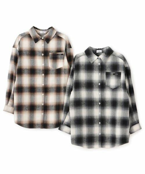 Lovetoxic / ラブトキシック ミニ丈・ひざ丈ワンピース | 【LTXC】【綿100％】チェックルーズシャツワンピース | 詳細4