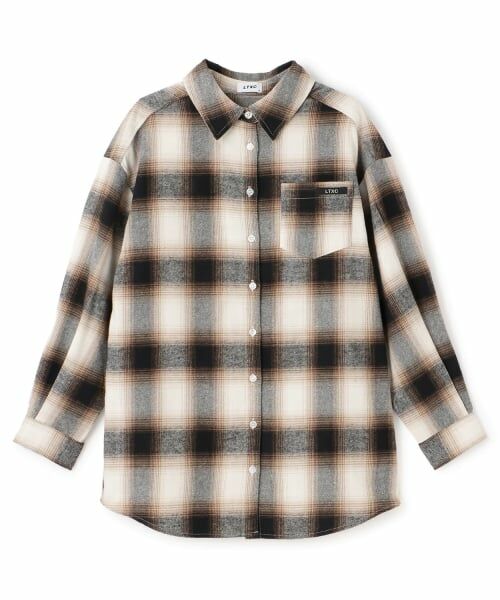 Lovetoxic / ラブトキシック ミニ丈・ひざ丈ワンピース | 【LTXC】【綿100％】チェックルーズシャツワンピース | 詳細5