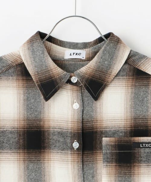 Lovetoxic / ラブトキシック ミニ丈・ひざ丈ワンピース | 【LTXC】【綿100％】チェックルーズシャツワンピース | 詳細8