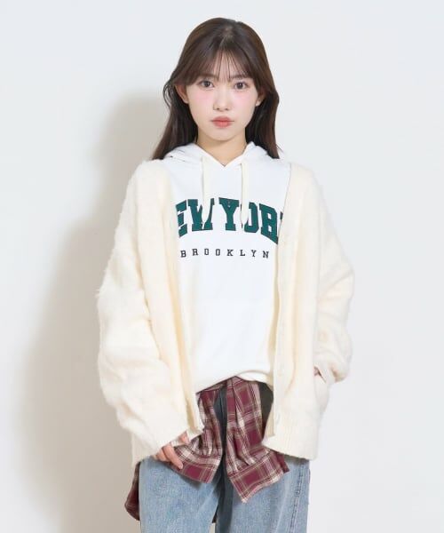 Lovetoxic / ラブトキシック カーディガン・ボレロ | 【LTXC】シャギーオーバーカーディガン | 詳細5