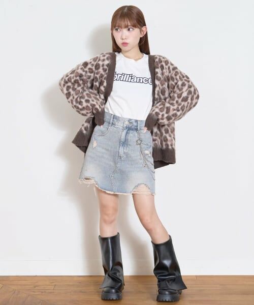 Lovetoxic / ラブトキシック カーディガン・ボレロ | 【LTXC】シャギーオーバーカーディガン | 詳細9