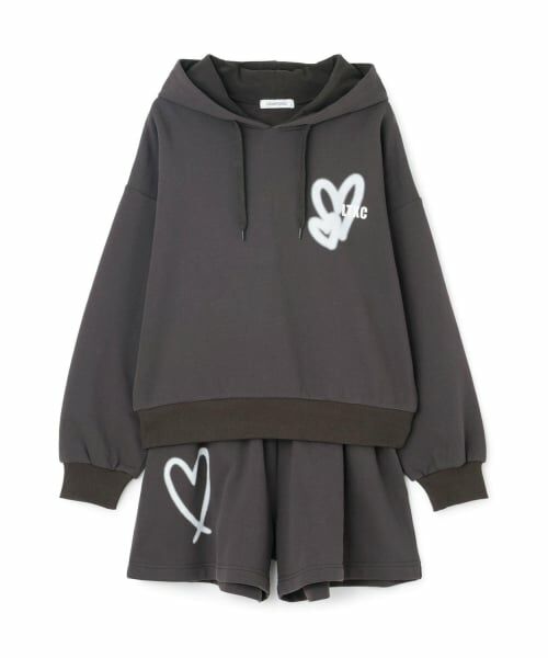 Lovetoxic / ラブトキシック パーカー | 【LTXC】【綿100％】裏起毛バックスプレーセットアップ | 詳細15