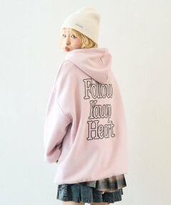 Lovetoxic / ラブトキシック ミニ丈・ひざ丈ワンピース | 【LTXC】【綿100％】バックロゴチュニックパーカ