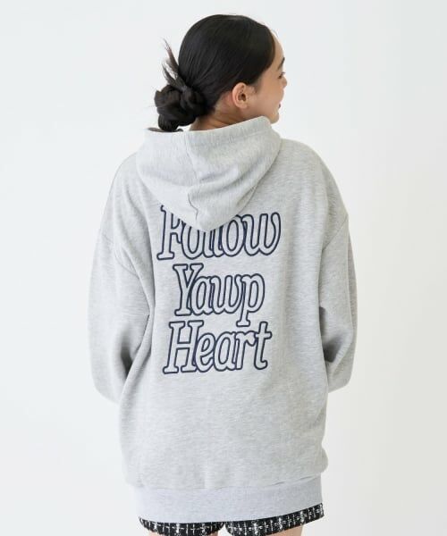 Lovetoxic / ラブトキシック ミニ丈・ひざ丈ワンピース | 【LTXC】【綿100％】バックロゴチュニックパーカ | 詳細10