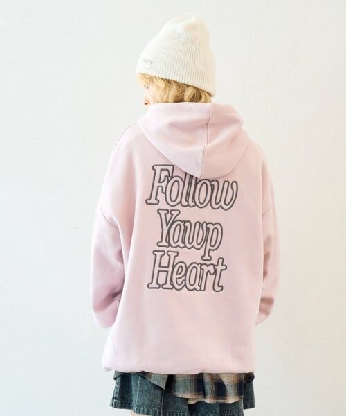 Lovetoxic / ラブトキシック ミニ丈・ひざ丈ワンピース | 【LTXC】【綿100％】バックロゴチュニックパーカ | 詳細2