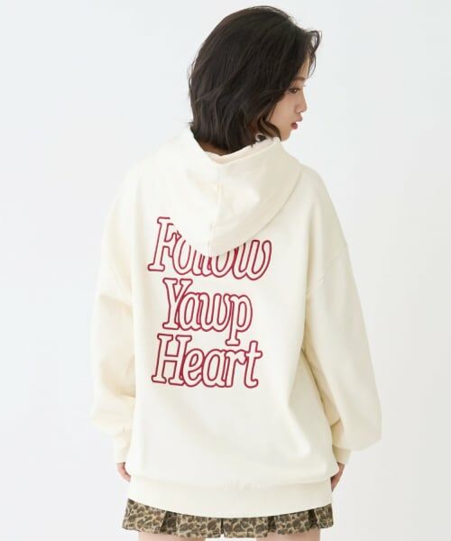 Lovetoxic / ラブトキシック ミニ丈・ひざ丈ワンピース | 【LTXC】【綿100％】バックロゴチュニックパーカ | 詳細7