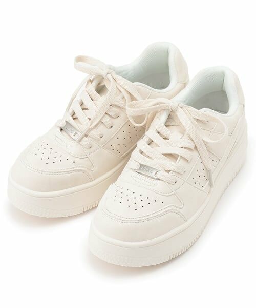 Lovetoxic / ラブトキシック スニーカー | 【LTXC】【軽量】厚底コートスニーカー（オフ ホワイト）