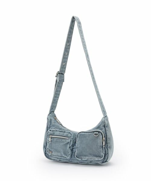 Lovetoxic / ラブトキシック ショルダーバッグ | 【LTXC】フロントポケットバックルショルダー（ブルー）