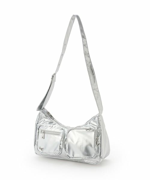 Lovetoxic / ラブトキシック ショルダーバッグ | 【LTXC】フロントポケットバックルショルダー（シルバー）