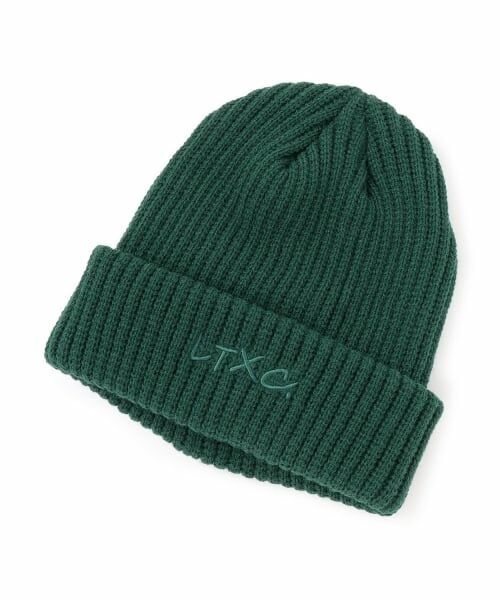 Lovetoxic / ラブトキシック ニットキャップ | 【LTXC】刺しゅうビーニー（モス グリーン）