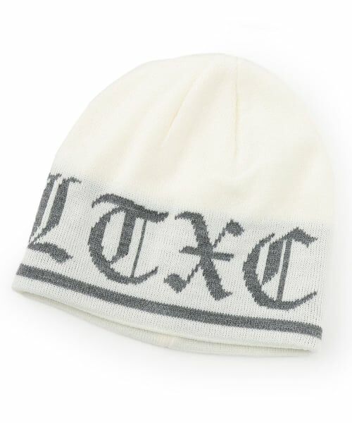 Lovetoxic / ラブトキシック ニットキャップ | 【LTXC】ジャガードビーニー（オフ ホワイト）