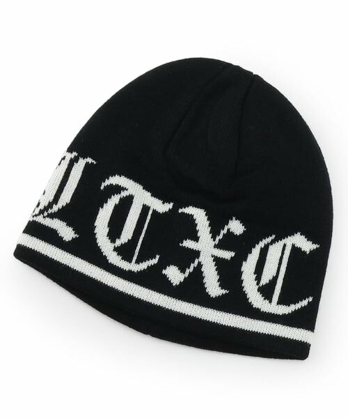 Lovetoxic / ラブトキシック ニットキャップ | 【LTXC】ジャガードビーニー（黒）