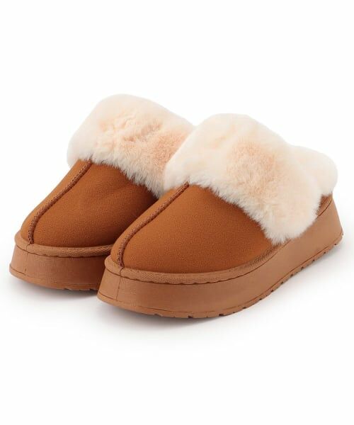 Lovetoxic / ラブトキシック サンダル | 【LTXC】ムートンフウサボ（茶）