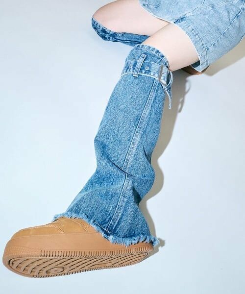 Lovetoxic / ラブトキシック レッグウォーマー | 【LTXC】デニムレッグカバー（ブルー）