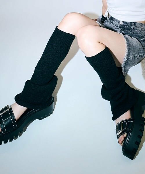 Lovetoxic / ラブトキシック レッグウォーマー | 【LTXC】レッグカバー（黒）