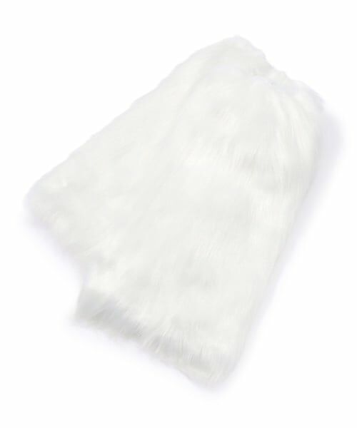 Lovetoxic / ラブトキシック レッグウォーマー | 【LTXC】フェイクファーレッグカバー（白）
