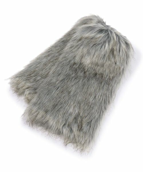 Lovetoxic / ラブトキシック レッグウォーマー | 【LTXC】フェイクファーレッグカバー（グレー）
