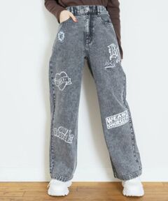 Lovetoxic / ラブトキシック その他パンツ | 【LTXC】ワッペンデザインデニムパンツ