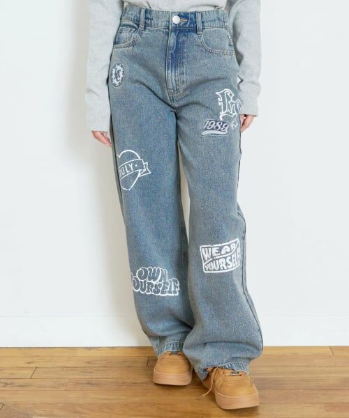 Lovetoxic / ラブトキシック その他パンツ | 【LTXC】ワッペンデザインデニムパンツ | 詳細2