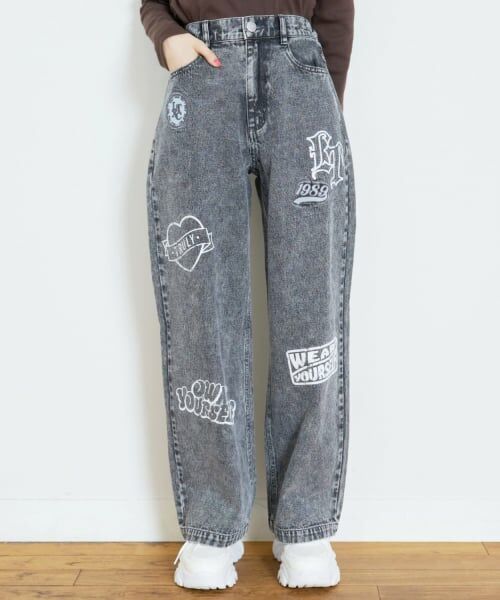 Lovetoxic / ラブトキシック その他パンツ | 【LTXC】ワッペンデザインデニムパンツ | 詳細3