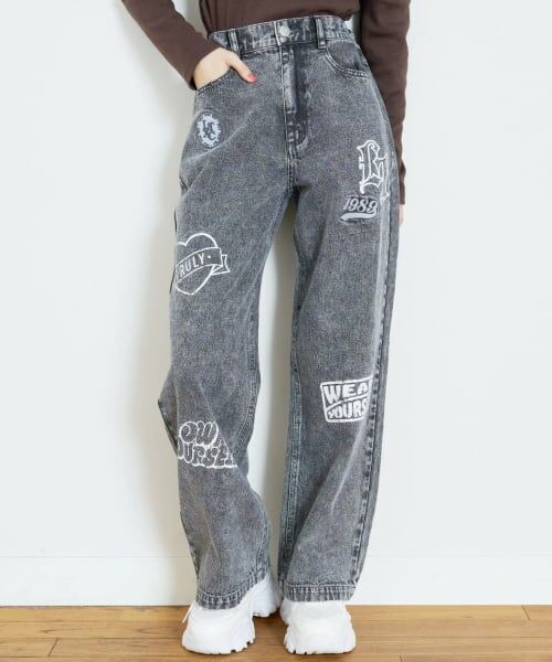 Lovetoxic / ラブトキシック その他パンツ | 【LTXC】ワッペンデザインデニムパンツ | 詳細4