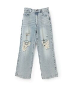 Lovetoxic / ラブトキシック その他パンツ | 【LTXC】【セット可】ダメージデニムワイドパンツ