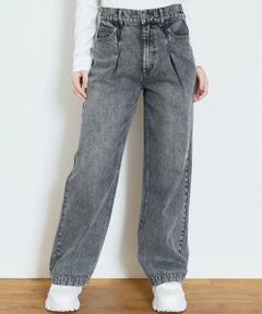 Lovetoxic / ラブトキシック その他パンツ | 【LTXC】【セット可】タックワイドデニムパンツ