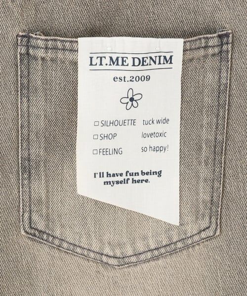 Lovetoxic / ラブトキシック その他パンツ | 【LTXC】【セット可】タックワイドデニムパンツ | 詳細16