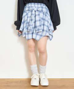 Lovetoxic / ラブトキシック ショート・ハーフ・半端丈パンツ | 【LTXC】腰巻き風チェックキュロット