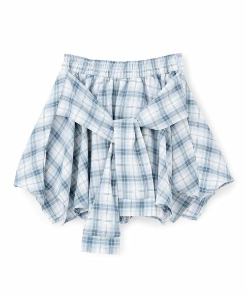 Lovetoxic / ラブトキシック ショート・ハーフ・半端丈パンツ | 【LTXC】腰巻き風チェックキュロット | 詳細10